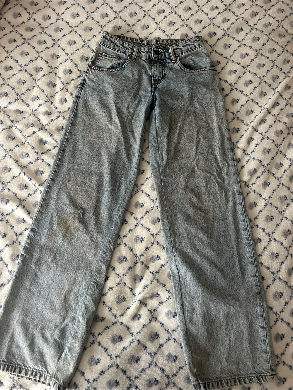 Motel rocks parallel Light Wash Straight Leg Jeans. READ DESCRIPTION